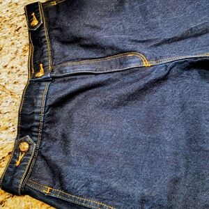 LOFT Women's Dark Blue Trouser Jeans